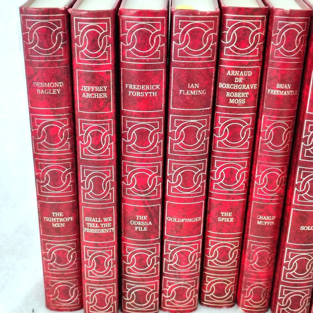 Heron Books Lot Of 13 Classic Literature Collection Red Hardback Decorative VTG